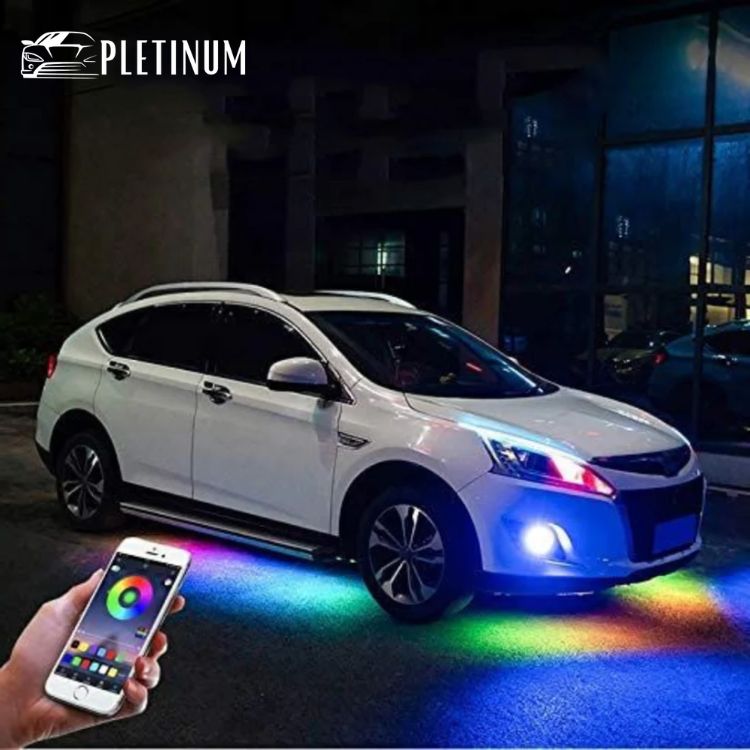 Car LED Underglow Strip Lights with App Remote Control