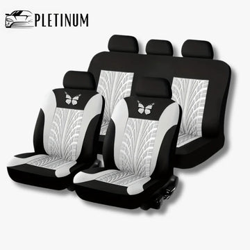 Full Set Universal Car Seat Cover (Butterfly Embroidery)