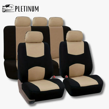 Universal 5-Piece Polyester Car Seat Cover Set